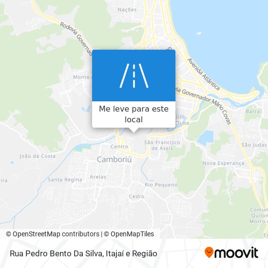 Rua Pedro Bento Da Silva mapa