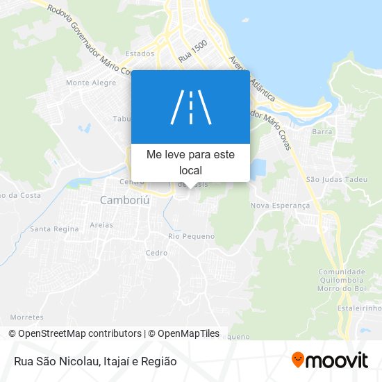 Rua São Nicolau mapa