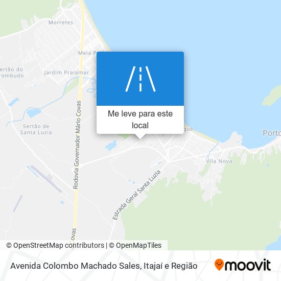 Avenida Colombo Machado Sales mapa