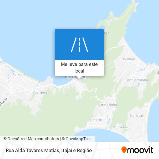 Rua Alda Tavares Matias mapa