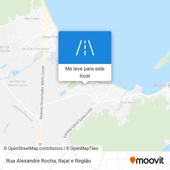 Rua Alexandre Rocha mapa