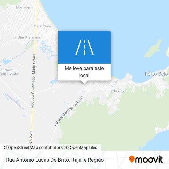 Rua Antônio Lucas De Brito mapa