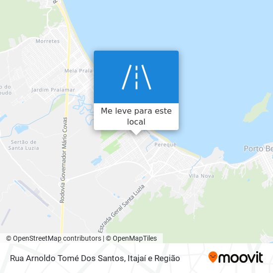 Rua Arnoldo Tomé Dos Santos mapa