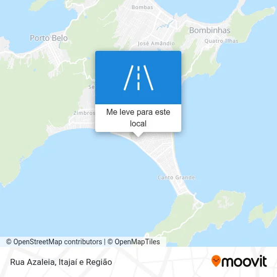Rua Azaleia mapa