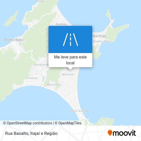 Rua Basalto mapa