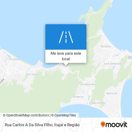 Rua Carlos A Da Silva Filho mapa