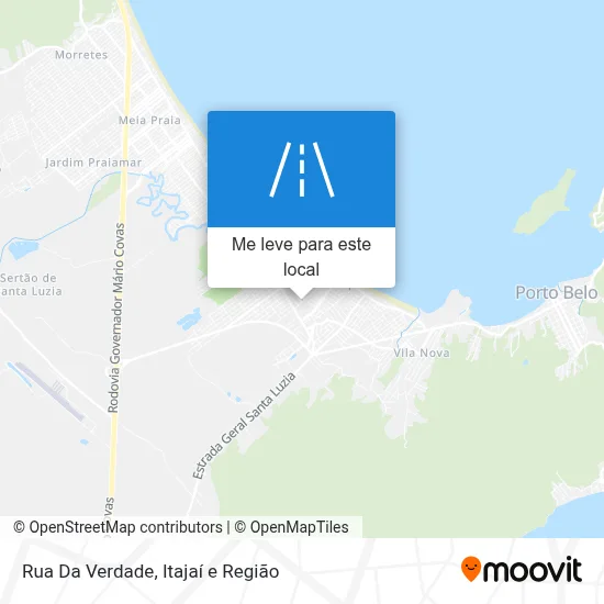 Rua Da Verdade mapa