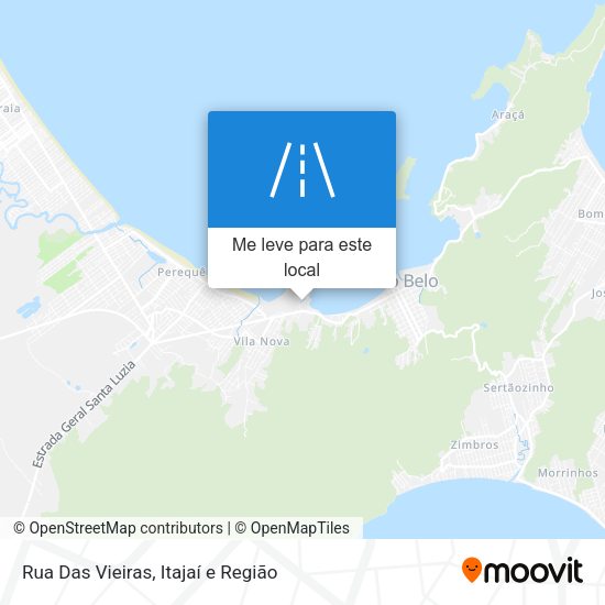 Rua Das Vieiras mapa