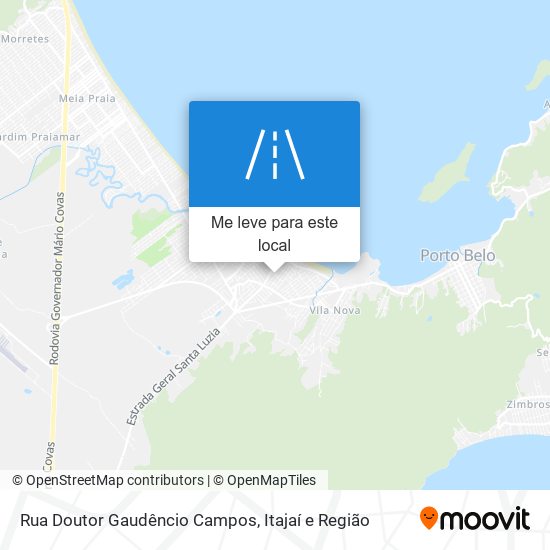 Rua Doutor Gaudêncio Campos mapa