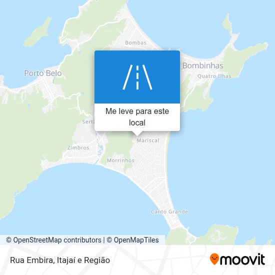 Rua Embira mapa