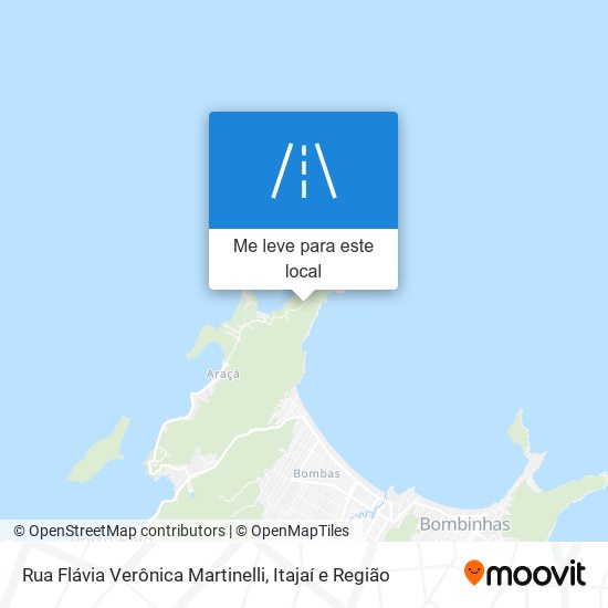 Rua Flávia Verônica Martinelli mapa