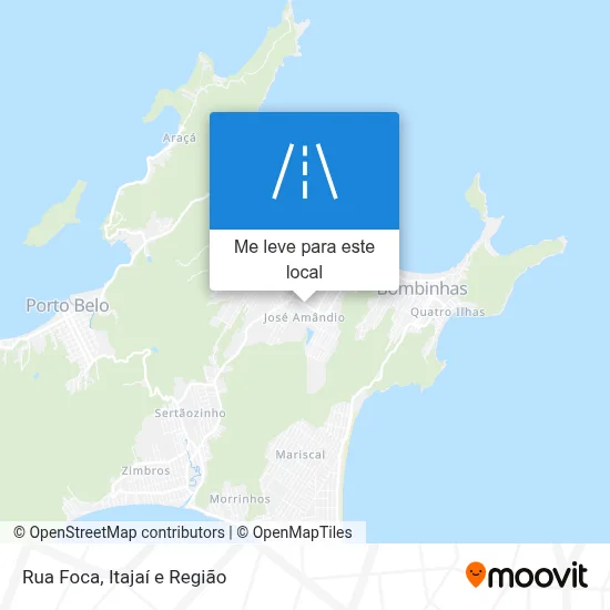 Rua Foca mapa