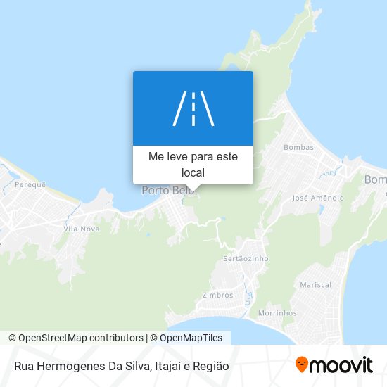 Rua Hermogenes Da Silva mapa