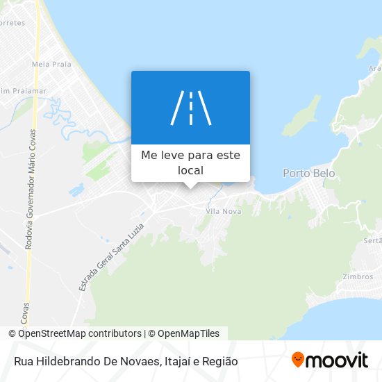 Rua Hildebrando De Novaes mapa