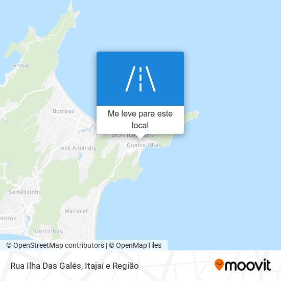 Rua Ilha Das Galés mapa