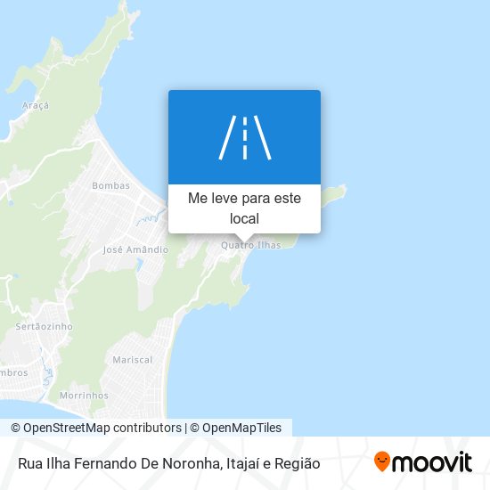 Rua Ilha Fernando De Noronha mapa