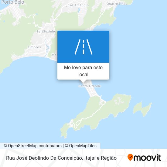 Rua José Deolindo Da Conceição mapa