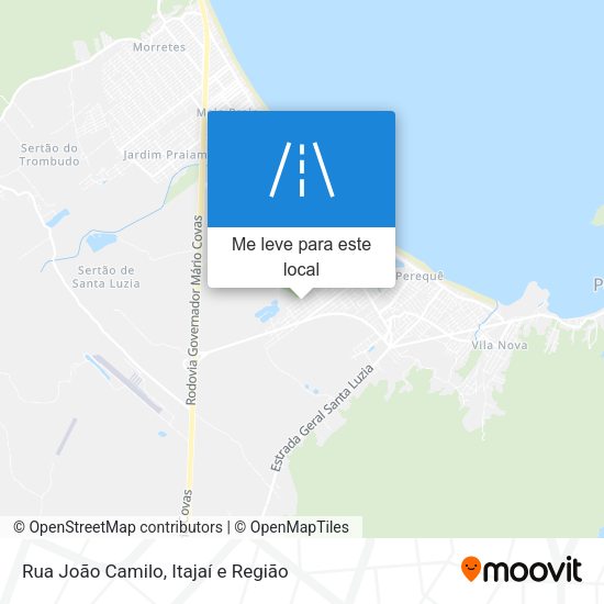 Rua João Camilo mapa