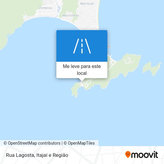 Rua Lagosta mapa