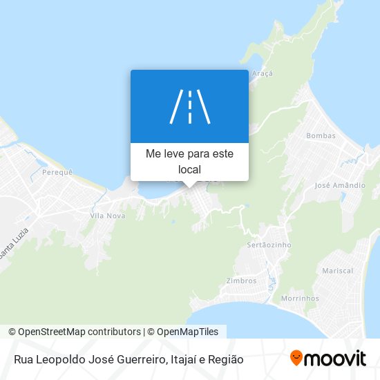 Rua Leopoldo José Guerreiro mapa