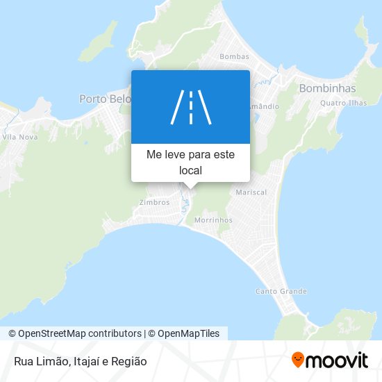 Rua Limão mapa