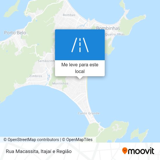 Rua Macassita mapa