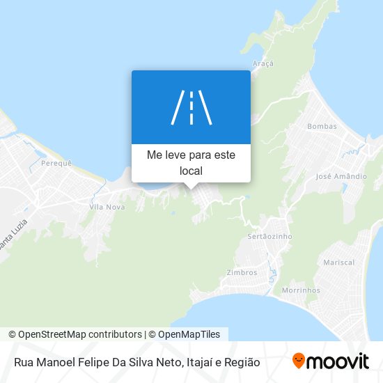 Rua Manoel Felipe Da Silva Neto mapa