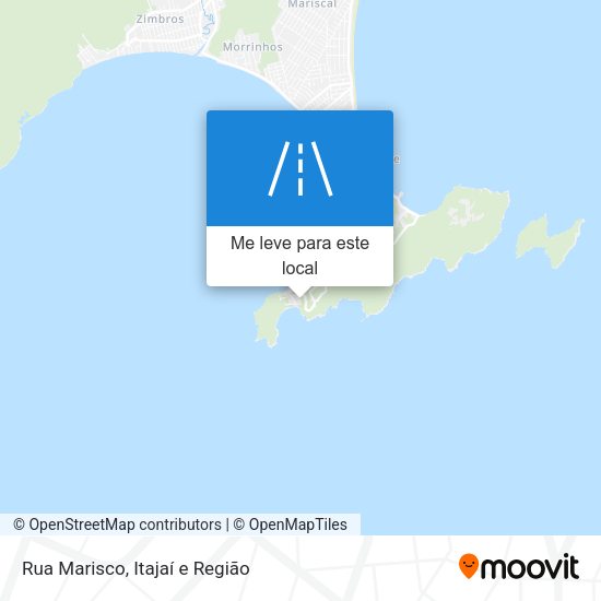 Rua Marisco mapa