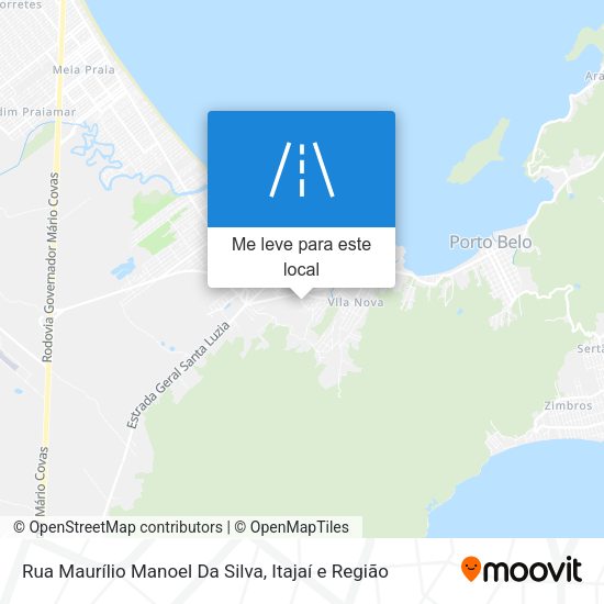 Rua Maurílio Manoel Da Silva mapa