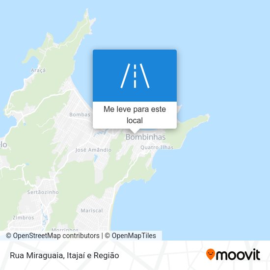 Rua Miraguaia mapa