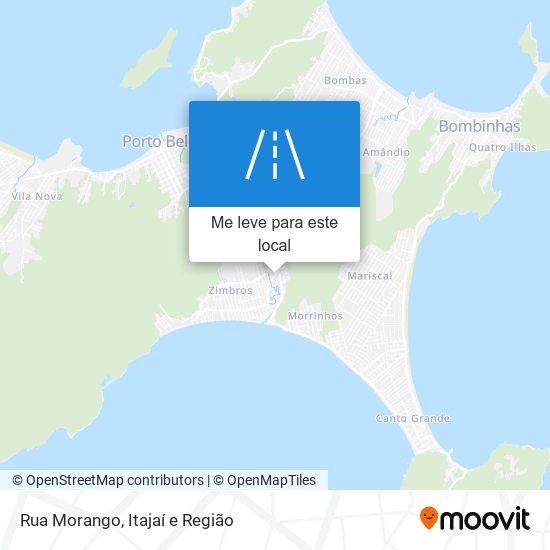 Rua Morango mapa