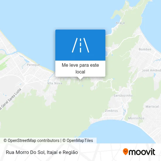 Rua Morro Do Sol mapa