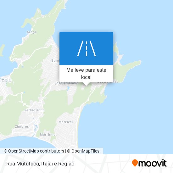 Rua Mututuca mapa