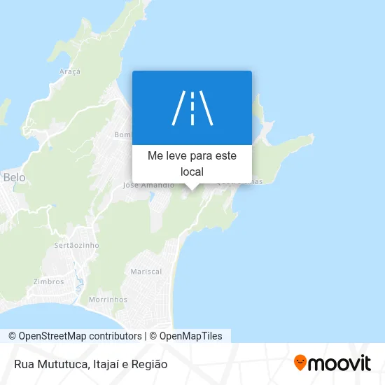 Rua Mututuca mapa