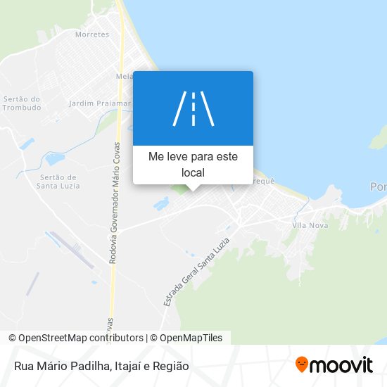 Rua Mário Padilha mapa