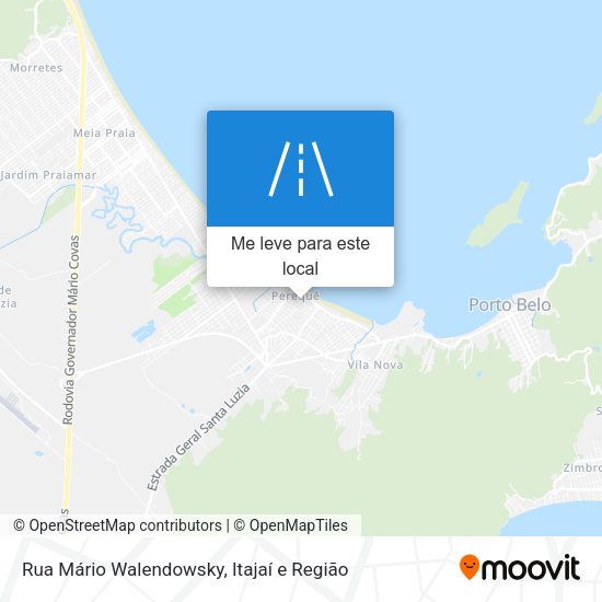 Rua Mário Walendowsky mapa