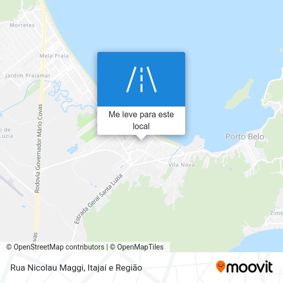 Rua Nicolau Maggi mapa