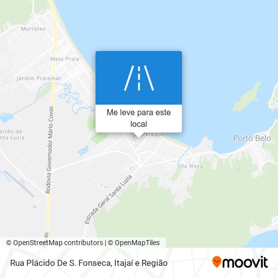 Rua Plácido De S. Fonseca mapa