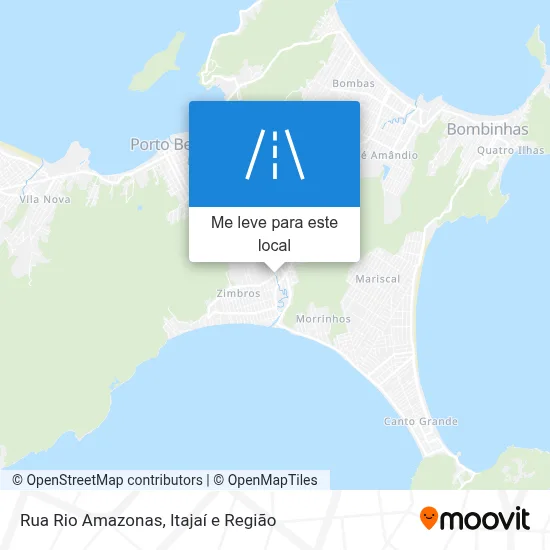 Rua Rio Amazonas mapa