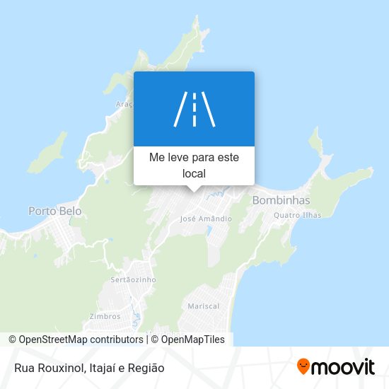 Rua Rouxinol mapa
