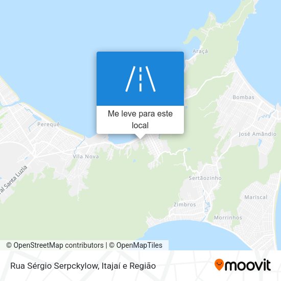 Rua Sérgio Serpckylow mapa