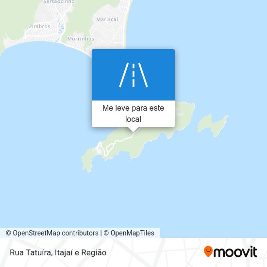 Rua Tatuíra mapa