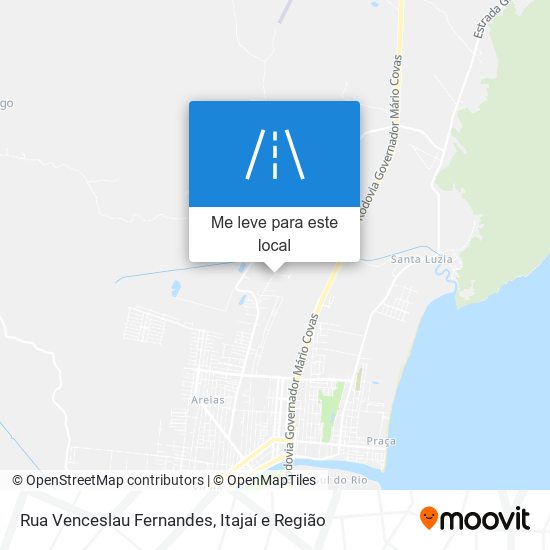 Rua Venceslau Fernandes mapa