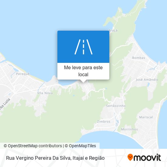 Rua Vergino Pereira Da Silva mapa