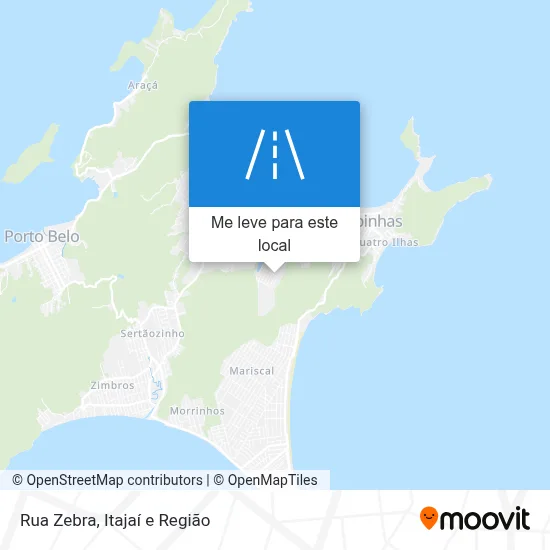 Rua Zebra mapa