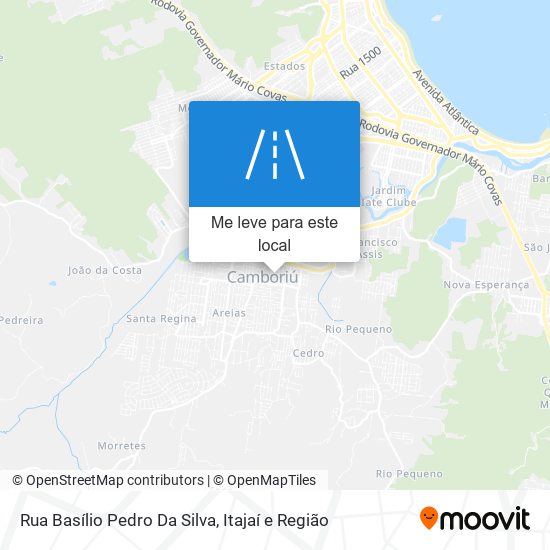 Rua Basílio Pedro Da Silva mapa