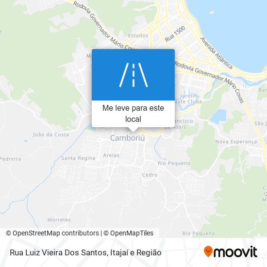 Rua Luiz Vieira Dos Santos mapa