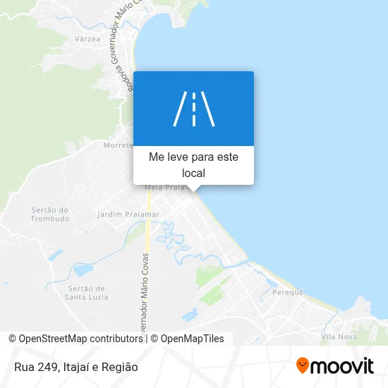 Rua 249 mapa