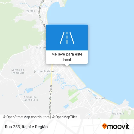 Rua 253 mapa