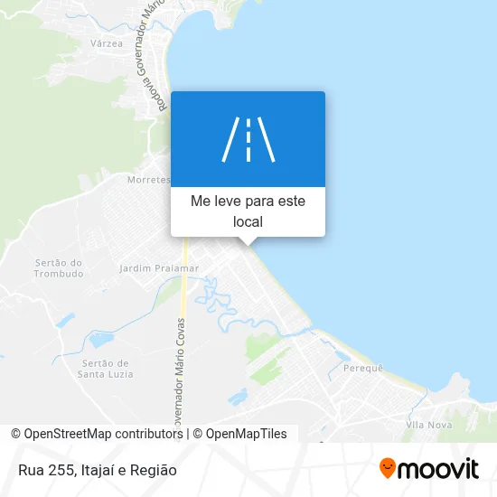 Rua 255 mapa